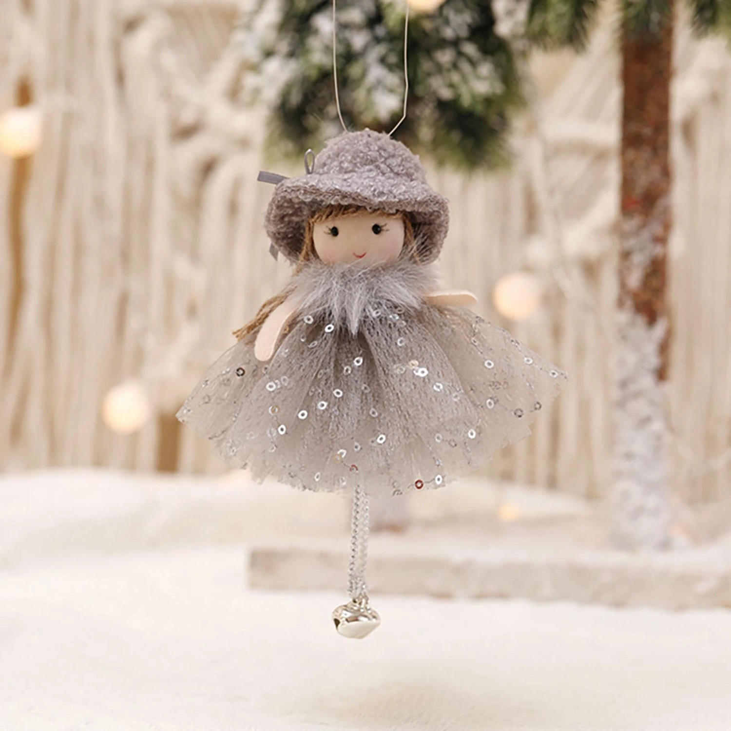 Decorative Pendants, Christmas Angle Girl Shaped Hanging Ornament