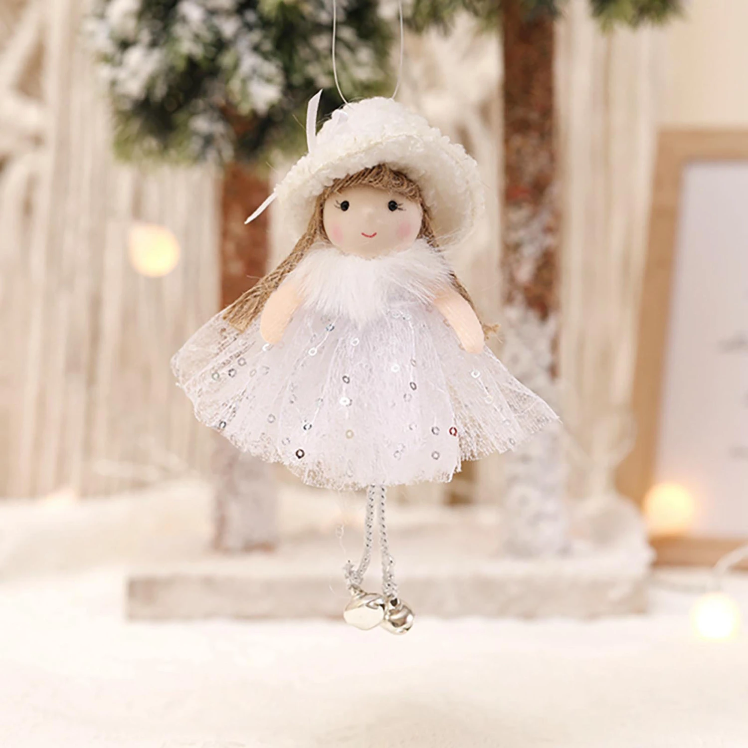 Decorative Pendants, Christmas Angle Girl Shaped Hanging Ornament