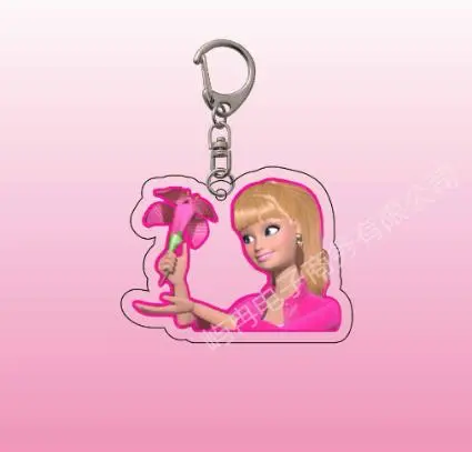 Cute Keychains Vintage Barbie Theme Keychains Backpack Keychains