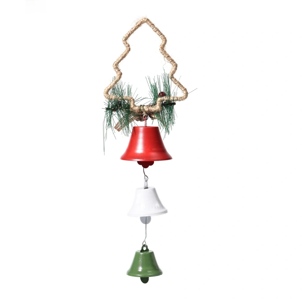 Wall Decor, Christmas Bell with Artificial Pine Cones Festival Pendant