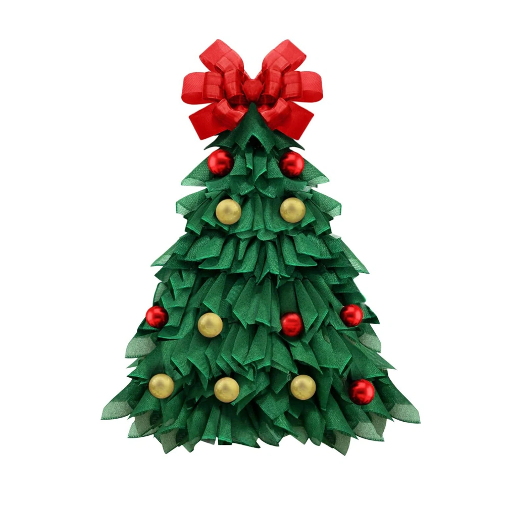 24 Inch Christmas Tree Wreath Holiday Ornament Wreaths for Front Door