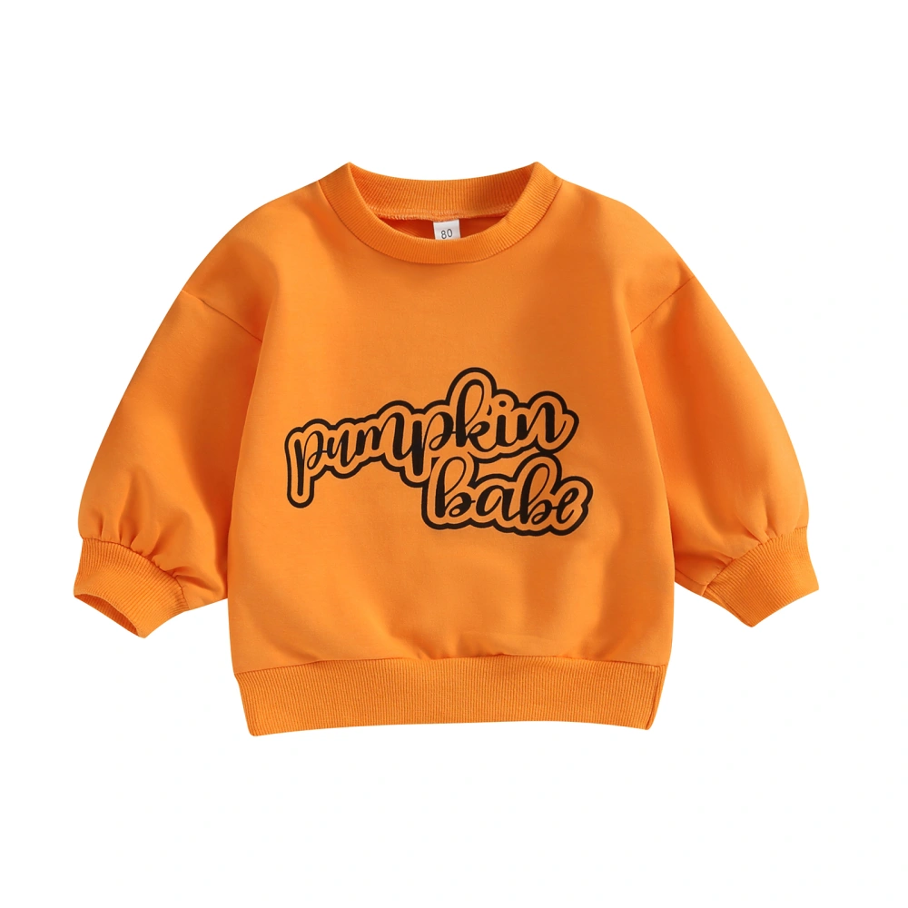 Kids Halloween Sweatshirt, Long Sleeve Letters Hoodie for Boys Girls