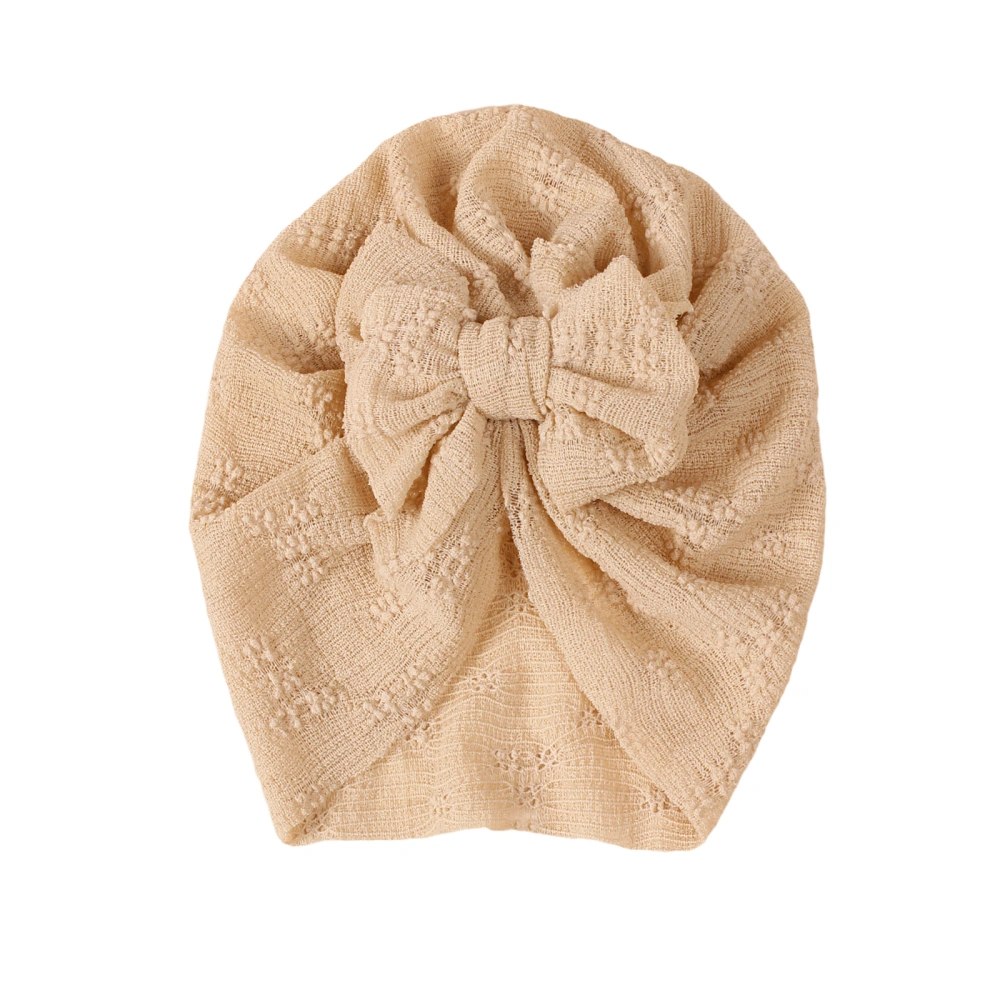 Baby Kids Girls Turban Hat, Soft Elastic Cute Bowknot Beanie Cap