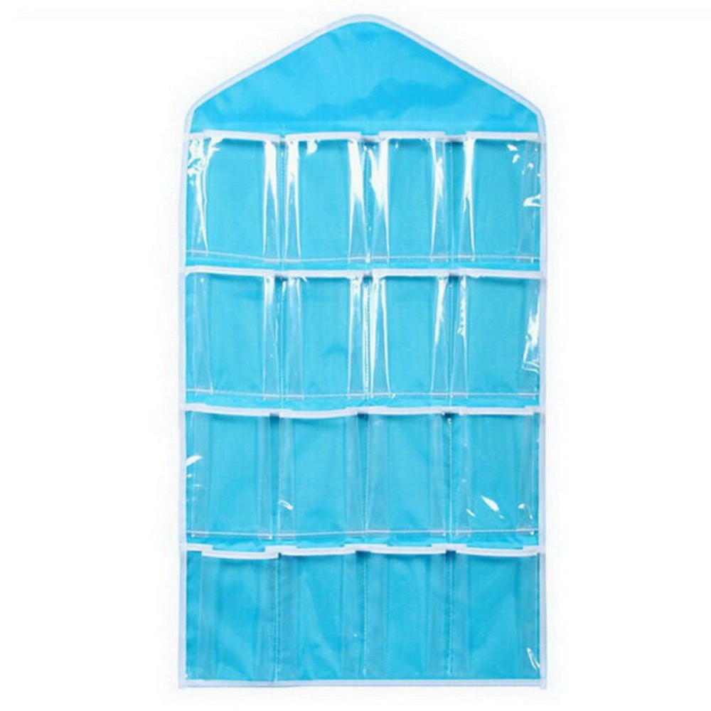 16 Pockets Hanging Storage Bag Wardrobe Wall Closet Organizer