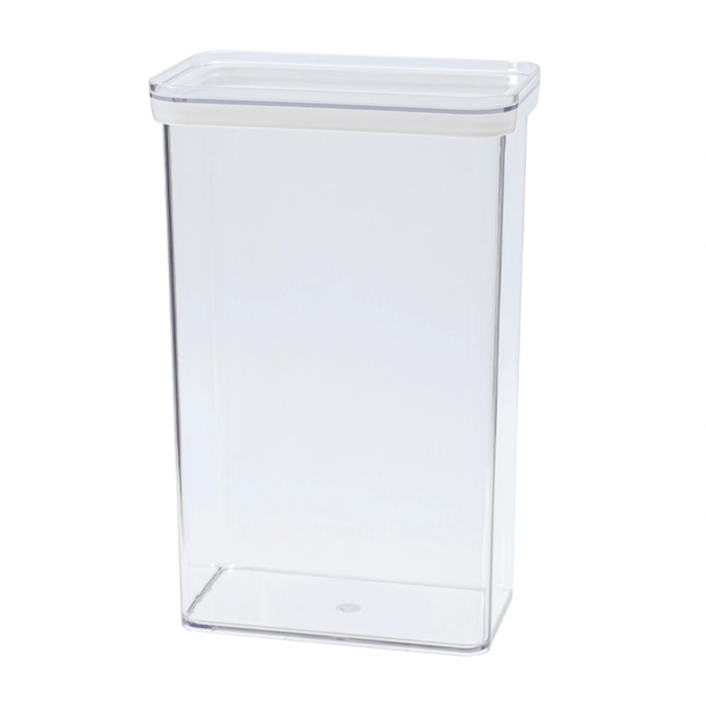 Kitchen Rectangle Transparent Sealed Jar, Hanging Storage Box