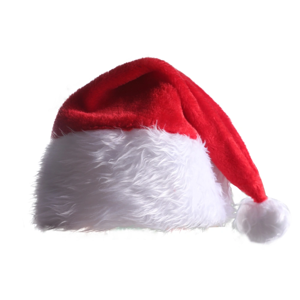 LED Christmas Party Hat Holiday Santa Hats with Light for Adult 