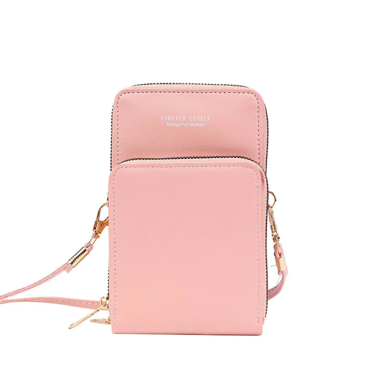 Female Cellphone Pouch, Small Letter Print Crossbody Bag Shoulder Bag