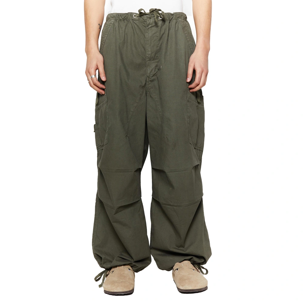 Men Casual Trousers with Elastic Waist Drawstring, Loose Clothing