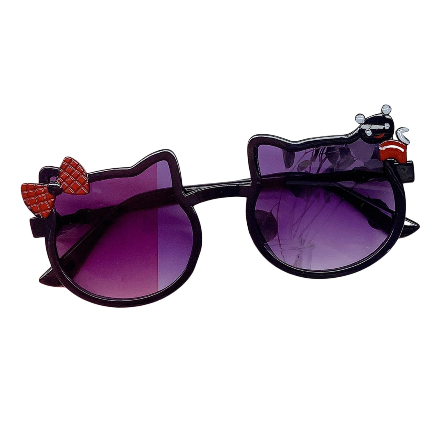 Kids Girls Boys Sunglasses Fashion Bowknot Cat Shaped Sunglasses