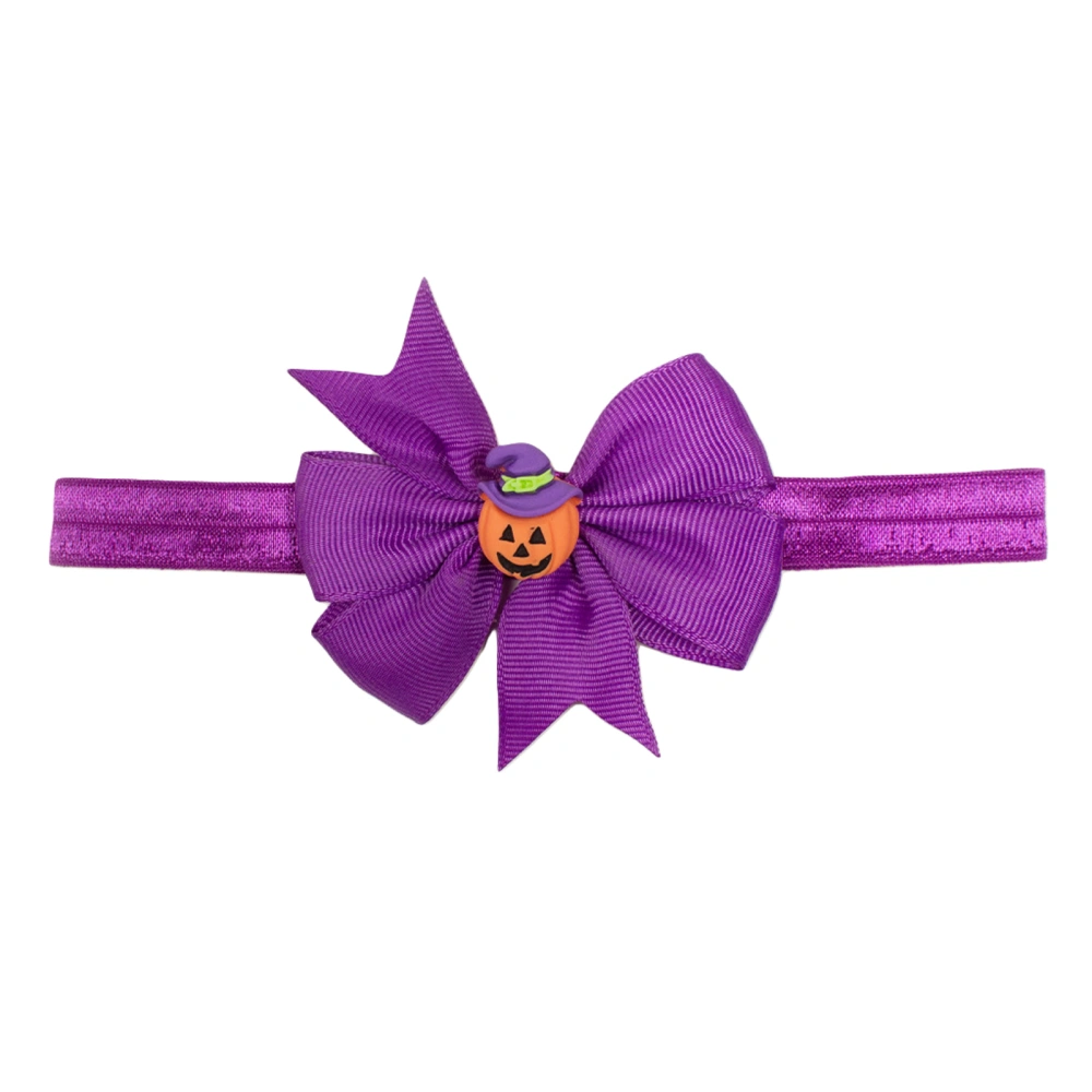 Baby Girl Halloween Headbands, Bow Pumpkin/Ghost/Bat Hair Accessory