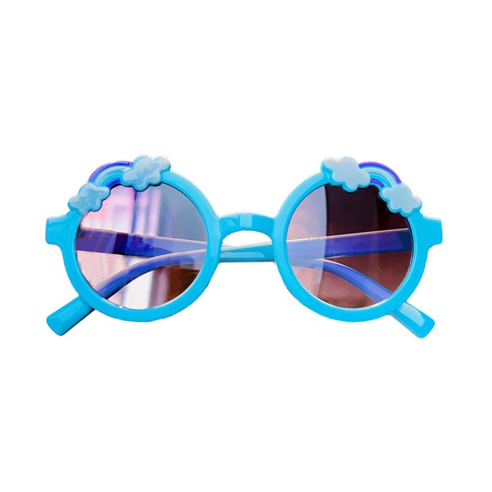 Kids Girls Boys Sunglasses Fashion Lovely Rainbow Anti-UV Glasses