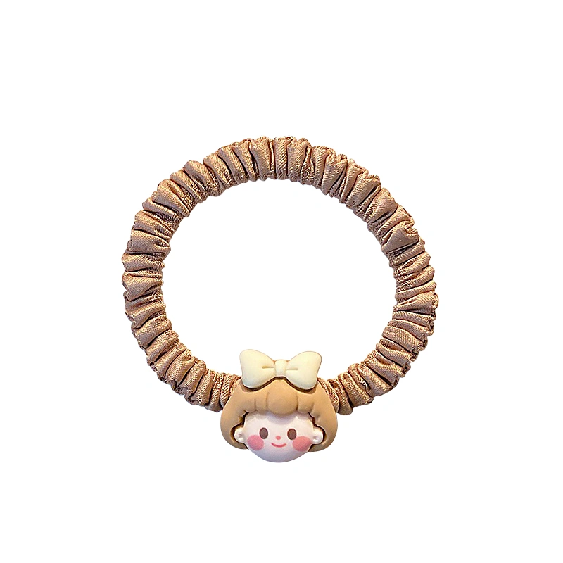 Hair Tie/ Hairpin with Cute Cartoon Girls Decoration, Head Accessories