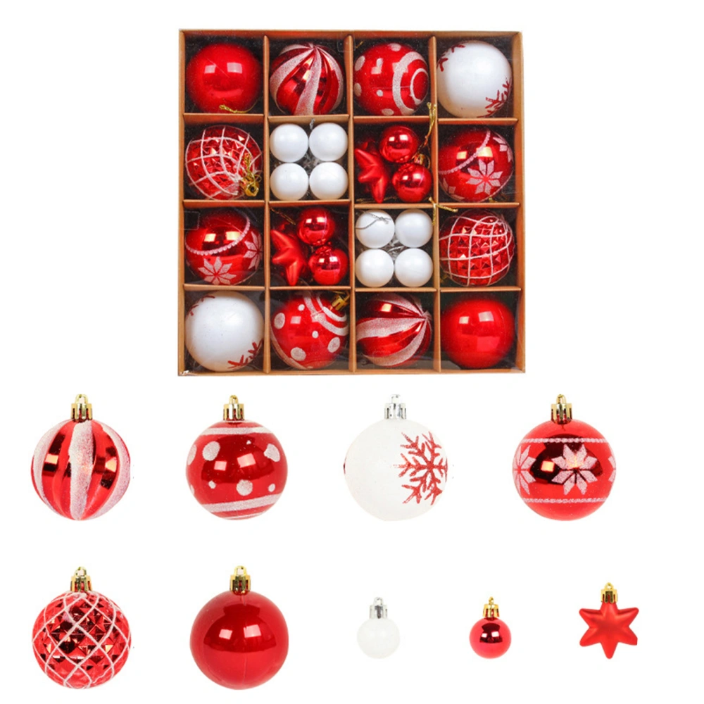 Christmas Ball Ornaments, 42Pcs Christmas Tree Ornaments Set