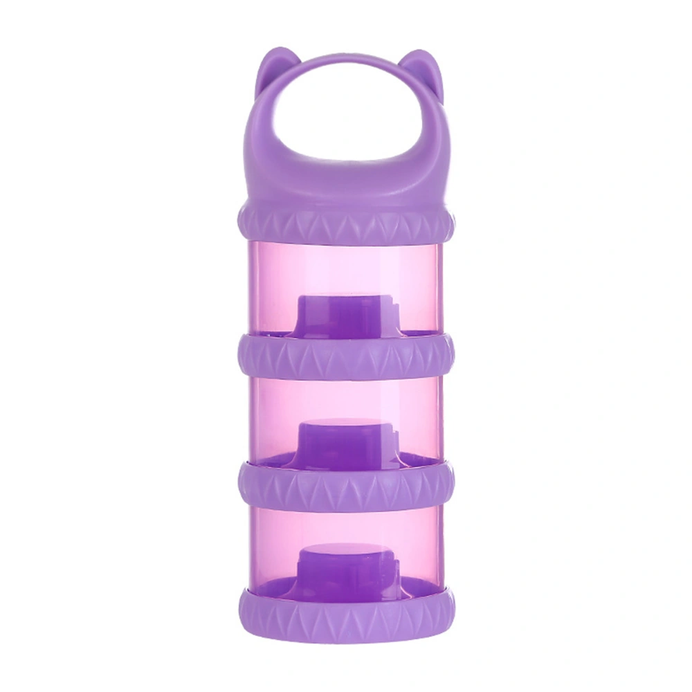 Baby Formula Dispenser, 3-layer Portable Non-spill Formula Container