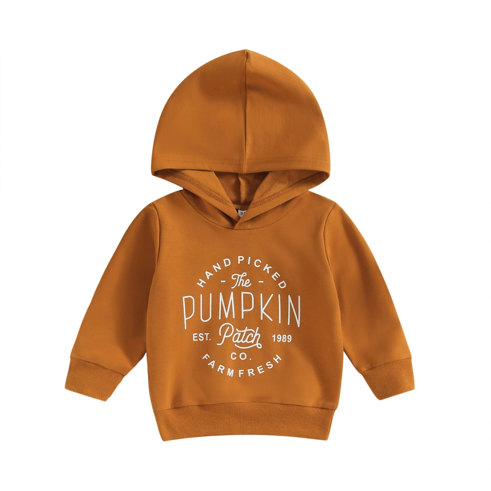 Kids Girls Boys Hoodies Halloween Clothes Letter Print Sweatshirts