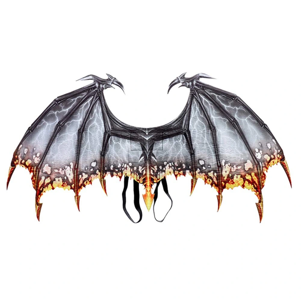 Costume Props Wing for Adult, Non-woven Folding Gradient Dragon Wings 