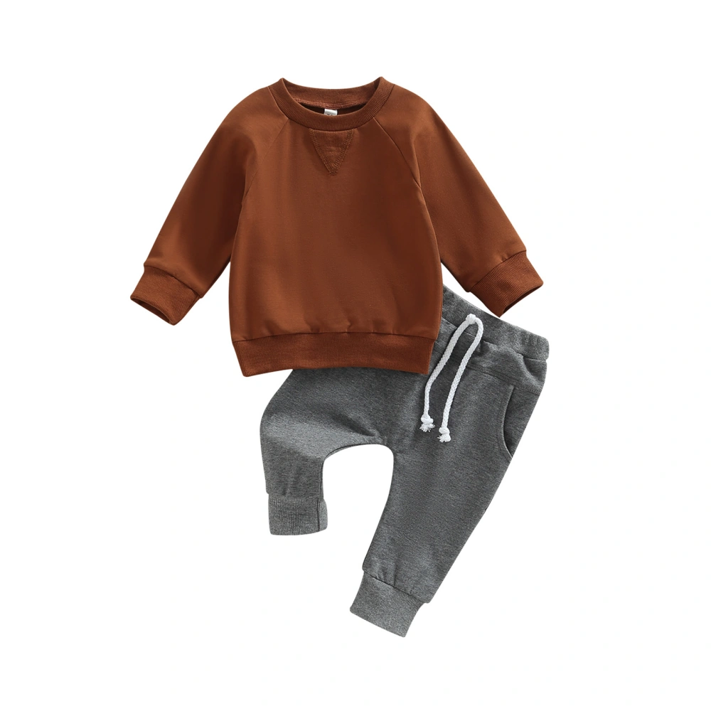 Toddler Boys Activewear Outfits Long Sleeve Sweatshirt and Pants