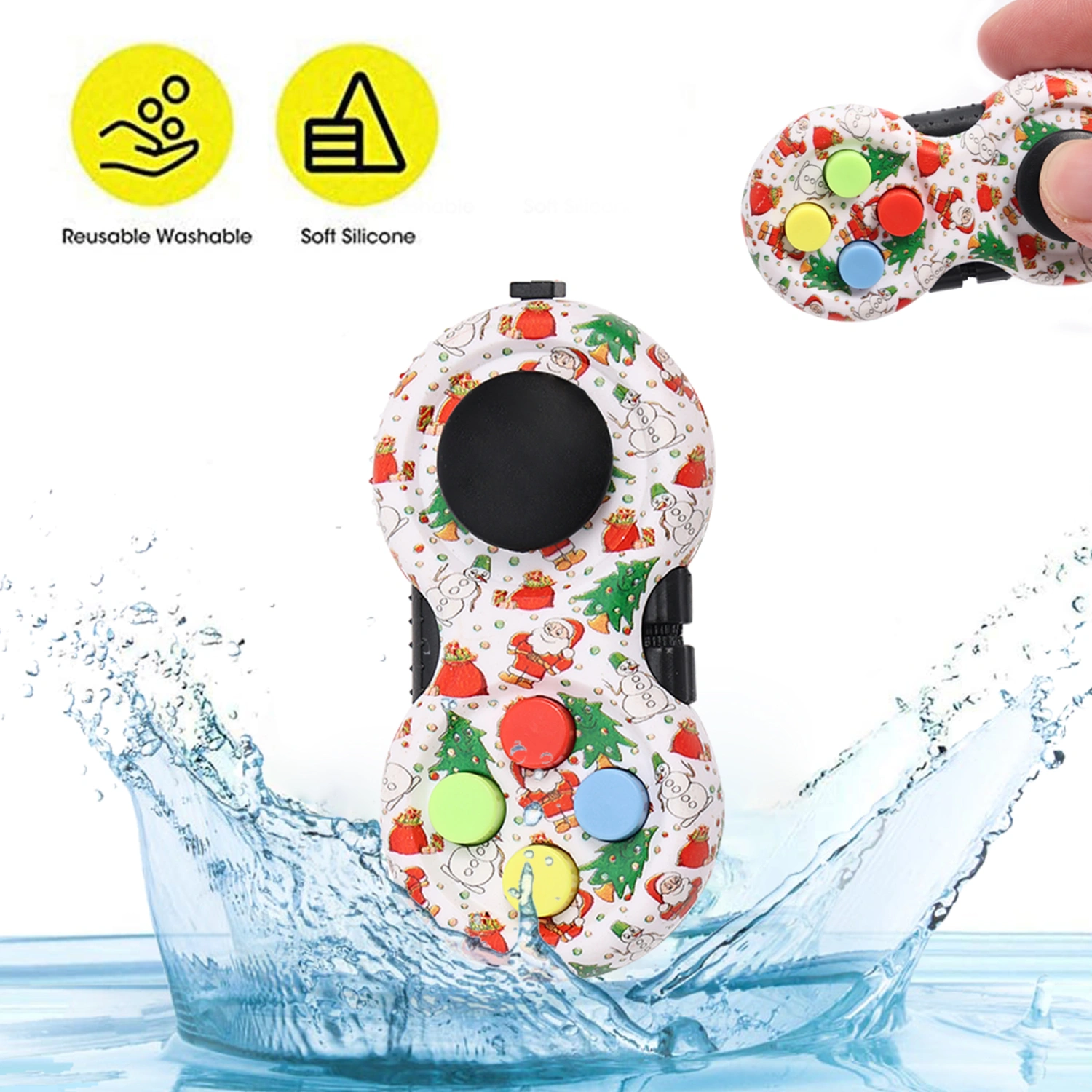 Fidget Pad, Small Portable Decompression Toy Soothing Fidget Tools