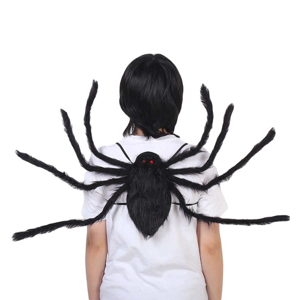 Halloween Spider Backpack for Men Women, Spider Costume Hairy Backpack