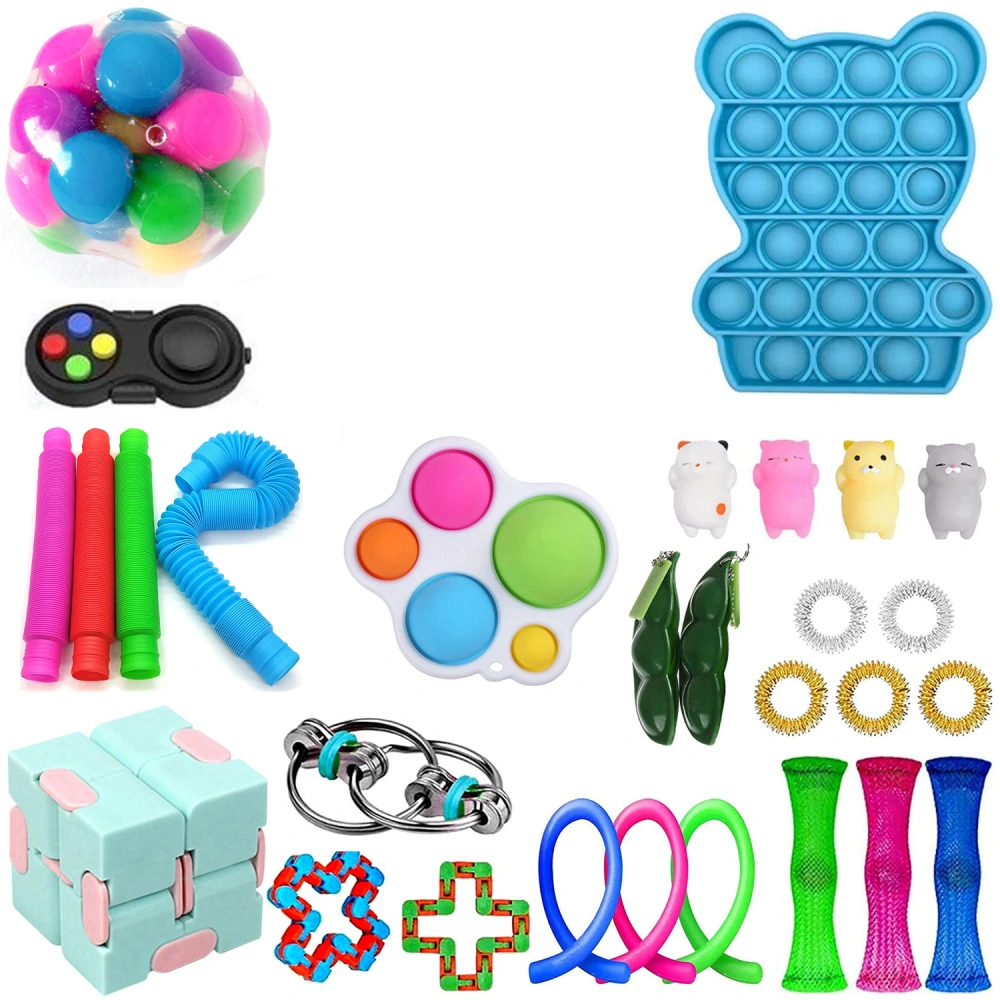 DIY Decompression Toy Set, Stress Relief Press Toys Kit for Adult