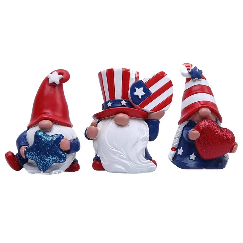 3 Pcs Independence Day Ornament, National Holiday Decoration Gift