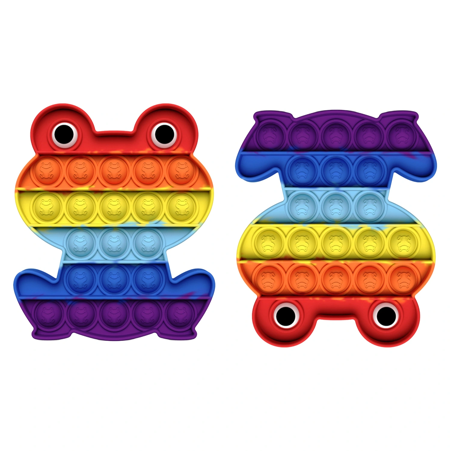 Push Pop Bubble Fidget Toy, Cute Frog Shape Stress Relief Sensory Toy