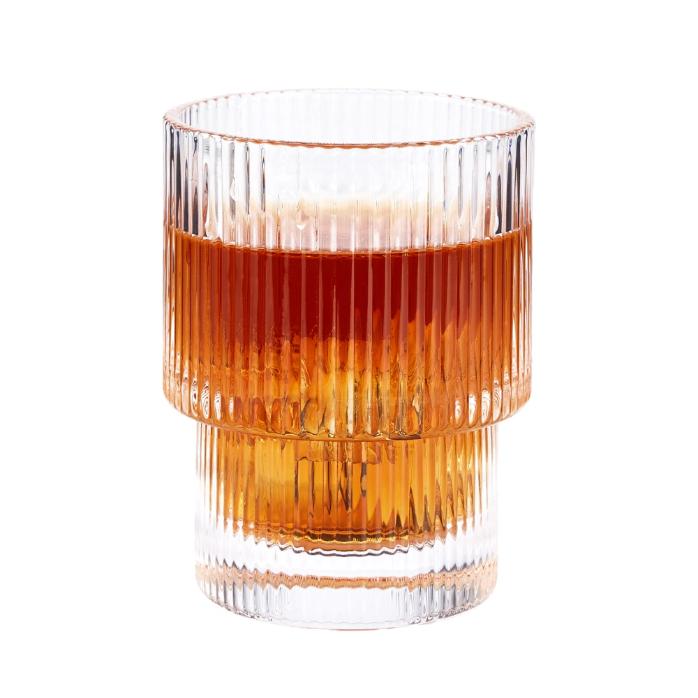 Transparent Glass Cup, Origami Style Coffee Mug Water Cup Glassware