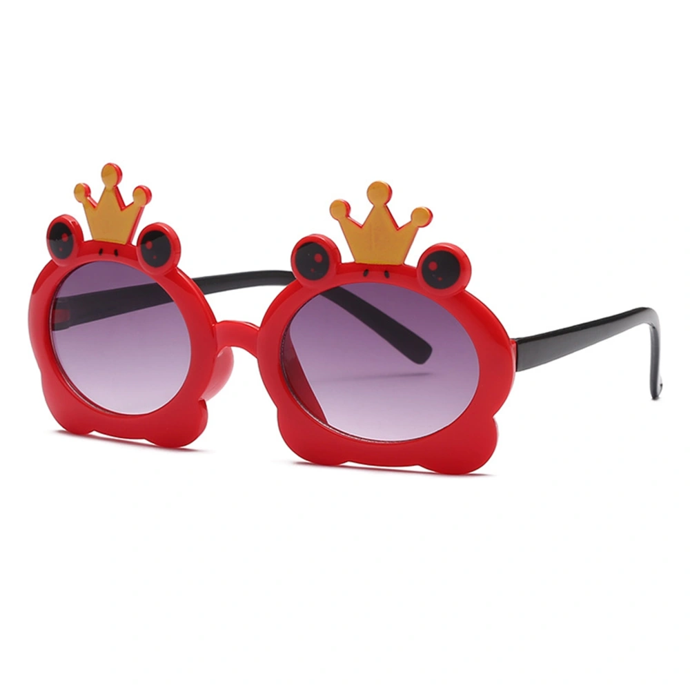 Kids Summer Sunglasses, Funny Anti-UV Frog Sunglasses for Photography