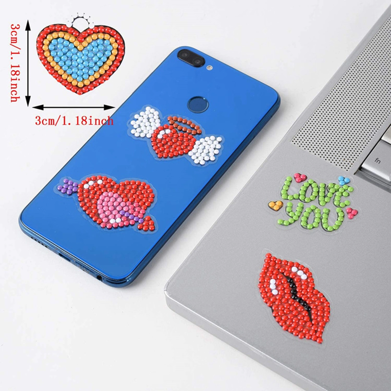7Pieces/22Pieces Diamond Painting Set, Cartoon DIY Diamond Sticker