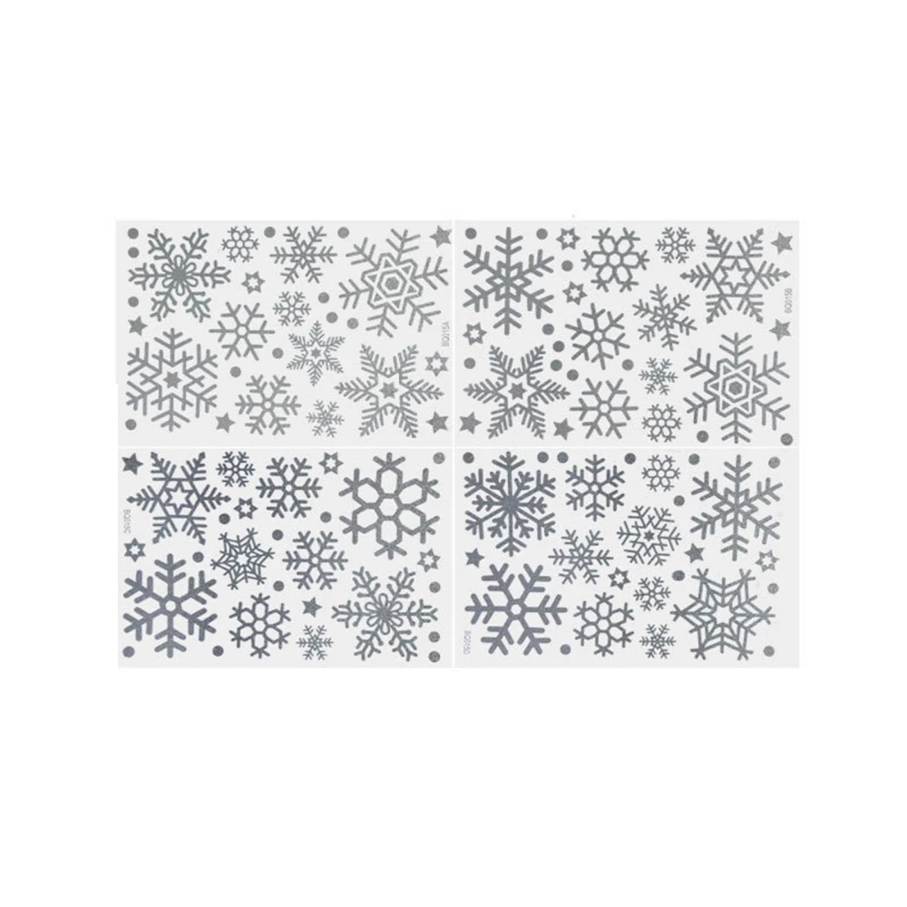 Wall Sticker, Christmas Snowflake Print Wallpaper Decorative Paper