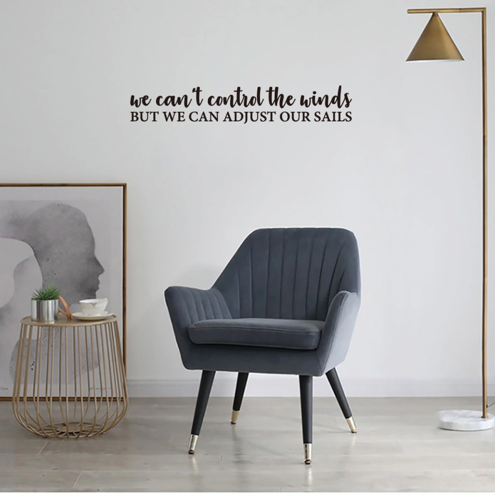 Inspirational Quote Wall Sticker, Letters Wall Decal for Decoration