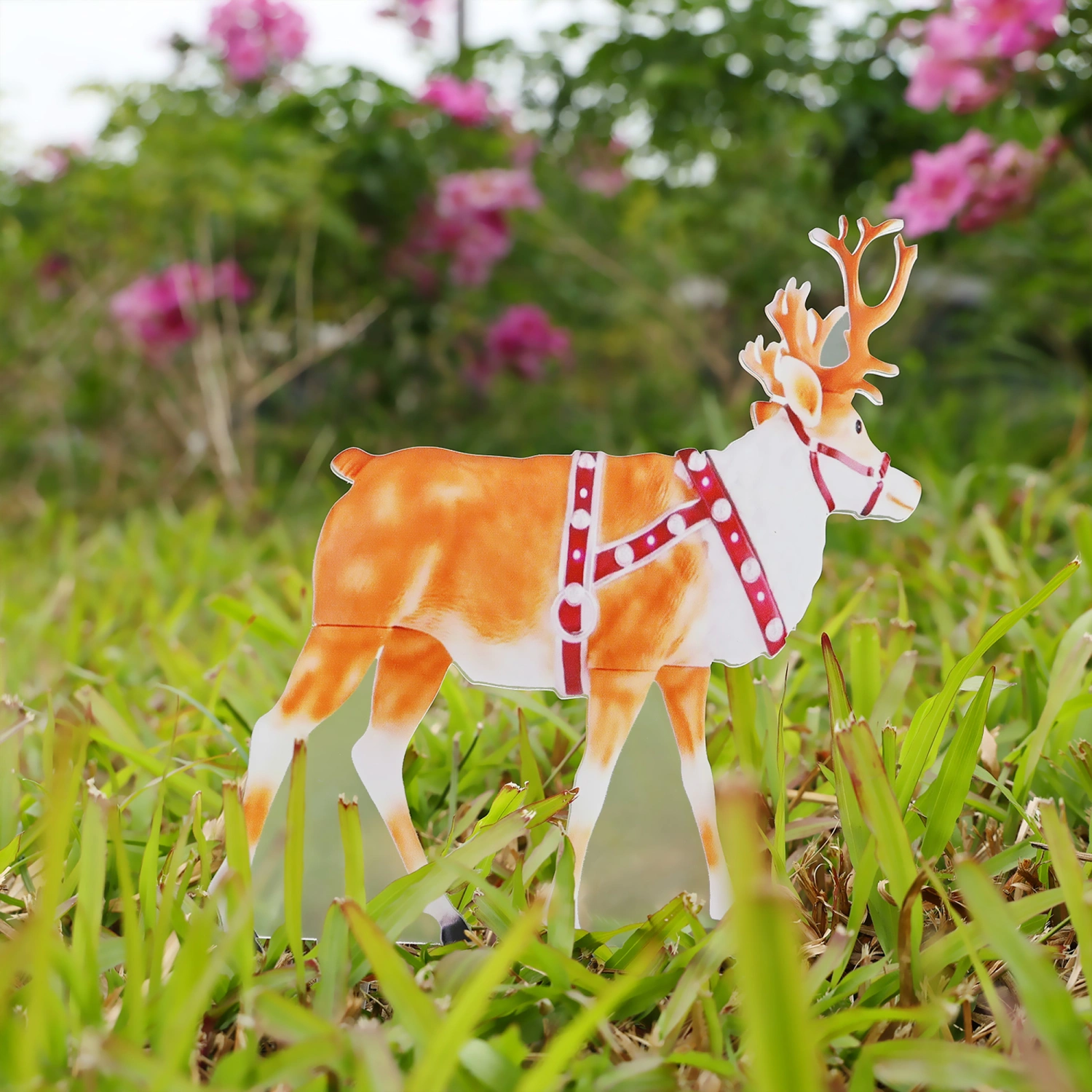 Christmas Decorative Lamp, Acrylic Reindeer Shaped Decoration Light