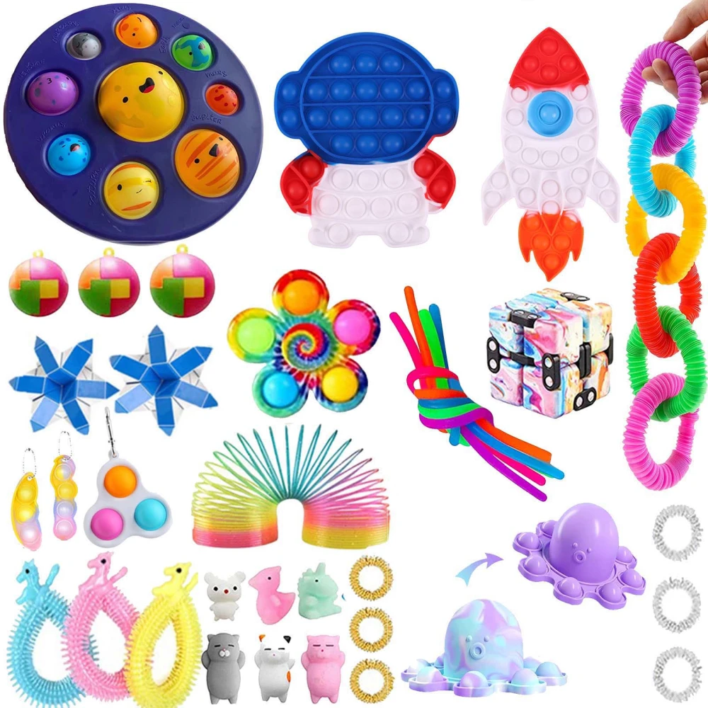 Sensory Fidget Toys Set, 41Pcs Relieve Stress and Autism Toys