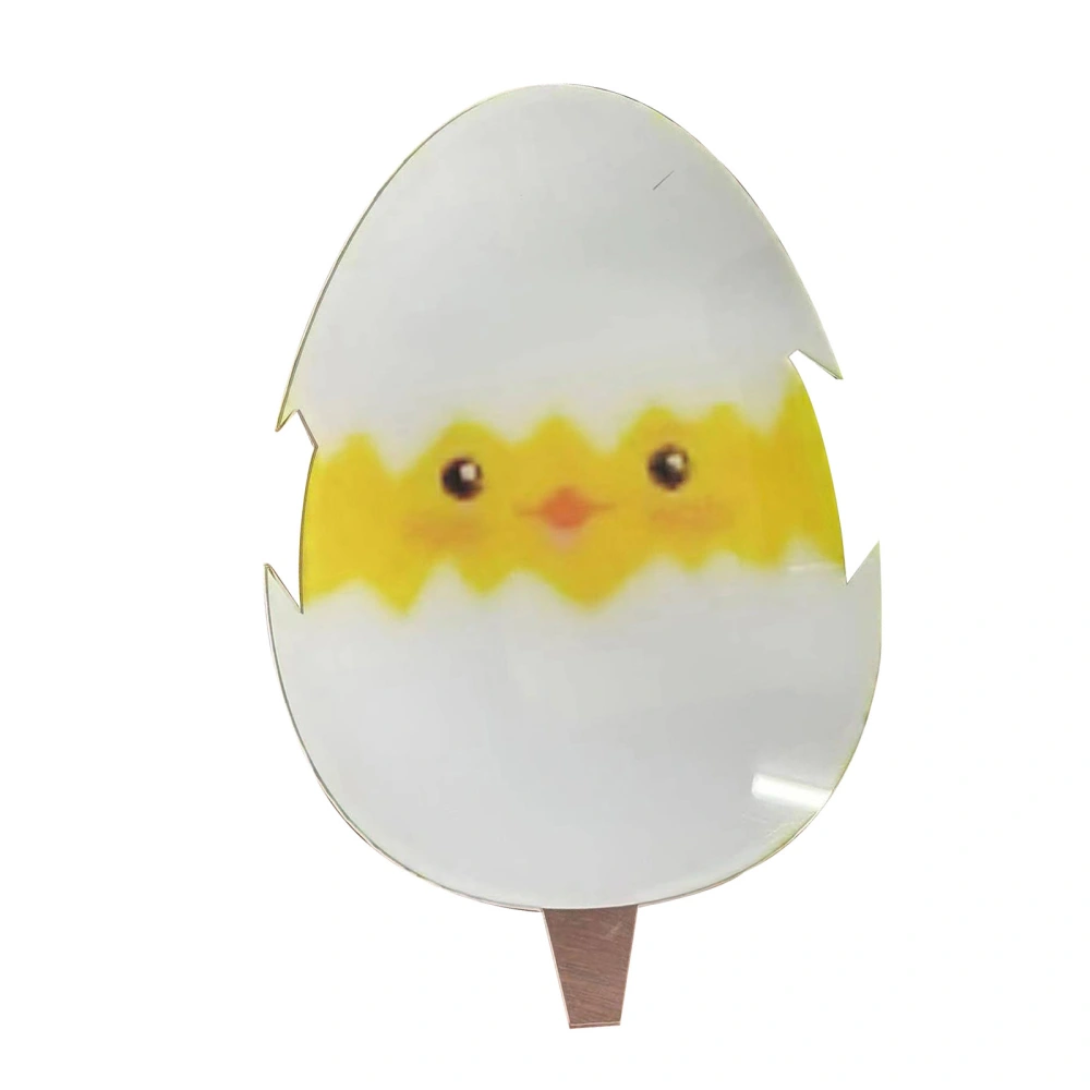 White Egg Shaped Easter Decor with LED Light String, Ideal Gifts