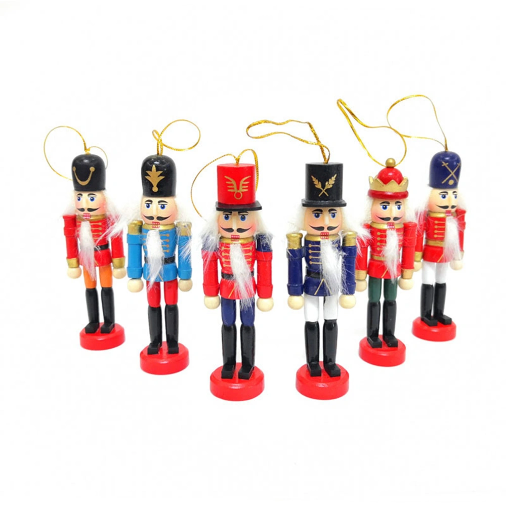 Christmas Decorative Figurines, 6 Pcs Soldier Style Figurine Ornaments