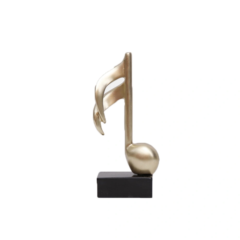 Desktop Decor, Musical Note Shaped Ornament Resin Figurine Artware