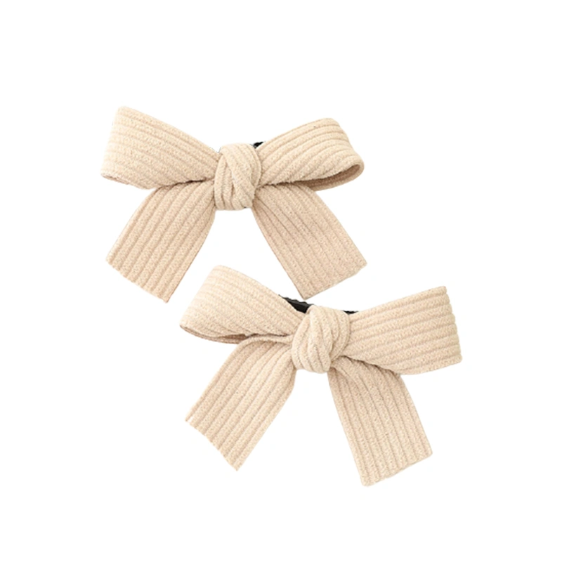 Women's Plush Bowknot Hairpin Velvet Headdress Clip Hairpins