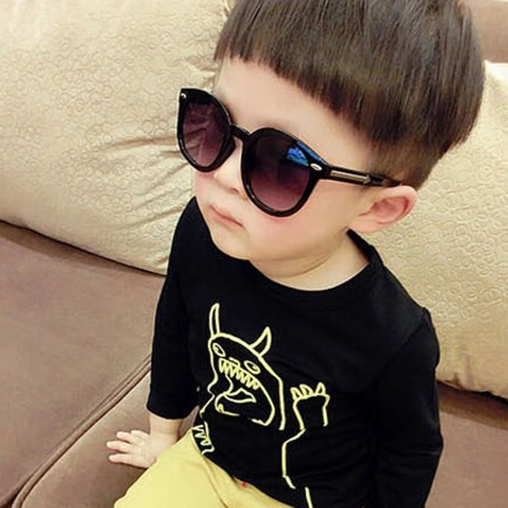 Kids Cute Sunglasses Solid Color / Leopard Eye Protect Props 