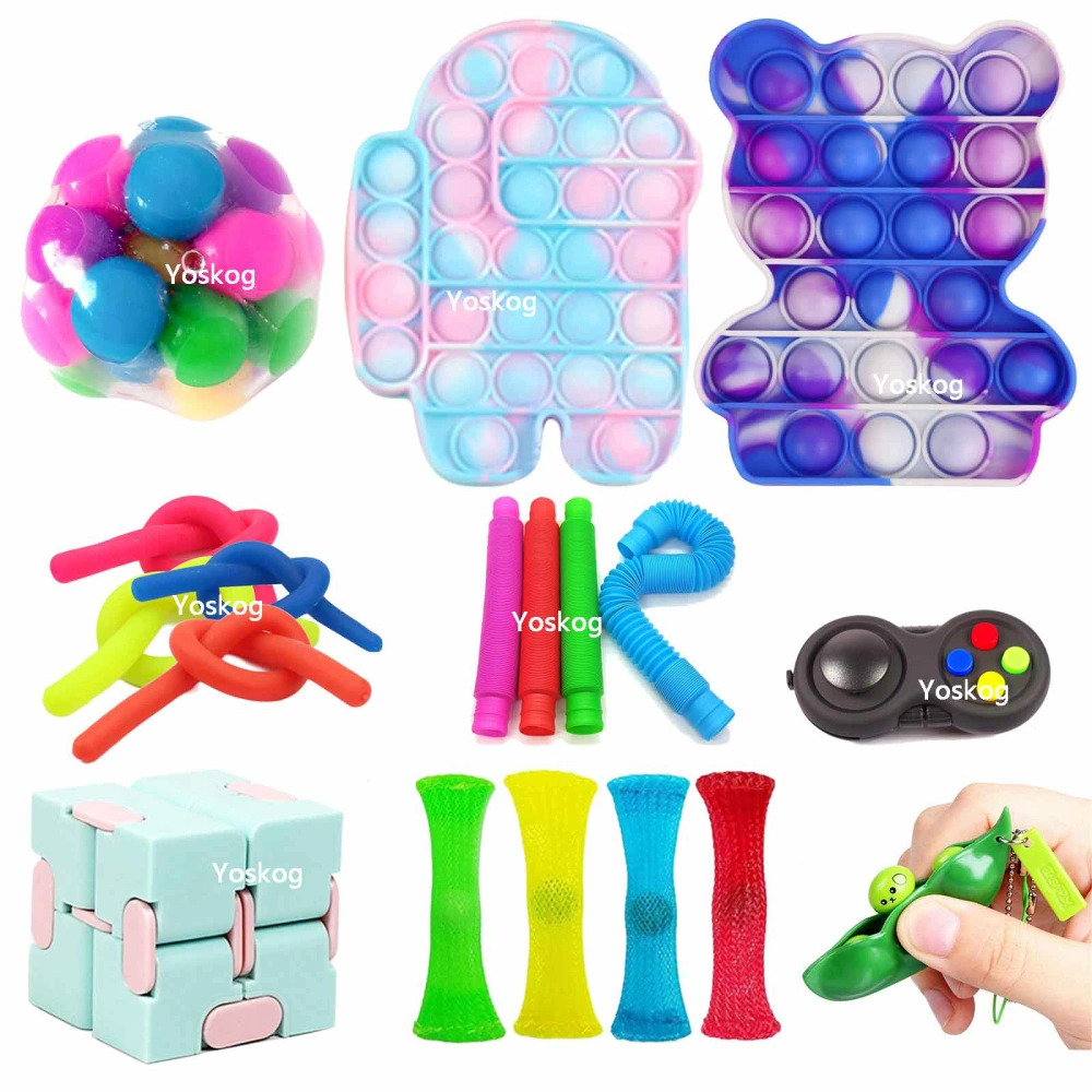 Squeeze Decompression Toy Set, Stress Relief Toys Kit for Kids