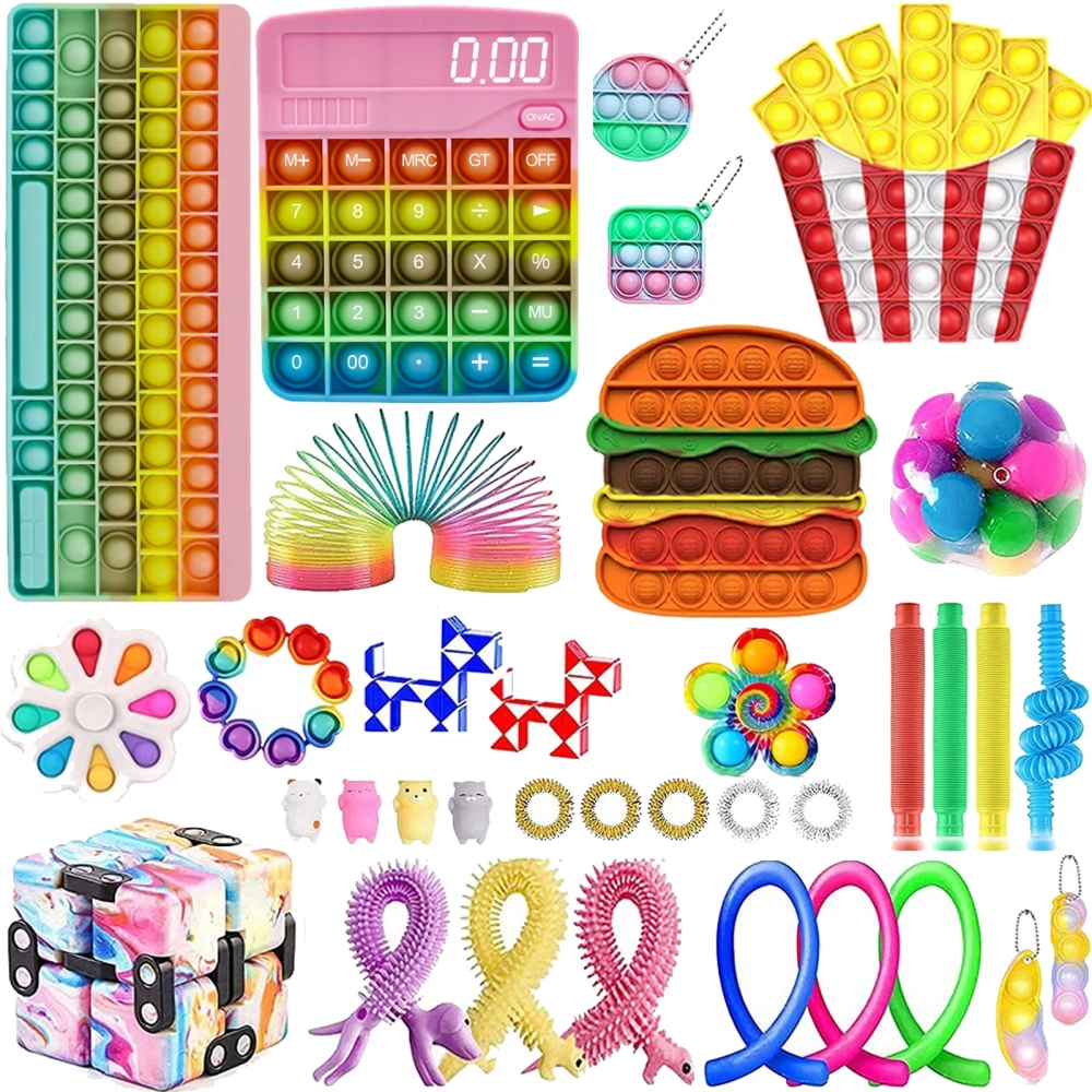 Sensory Fidget Toys Set, 35Pcs Relieving Stress and Anxiety Toys Kit