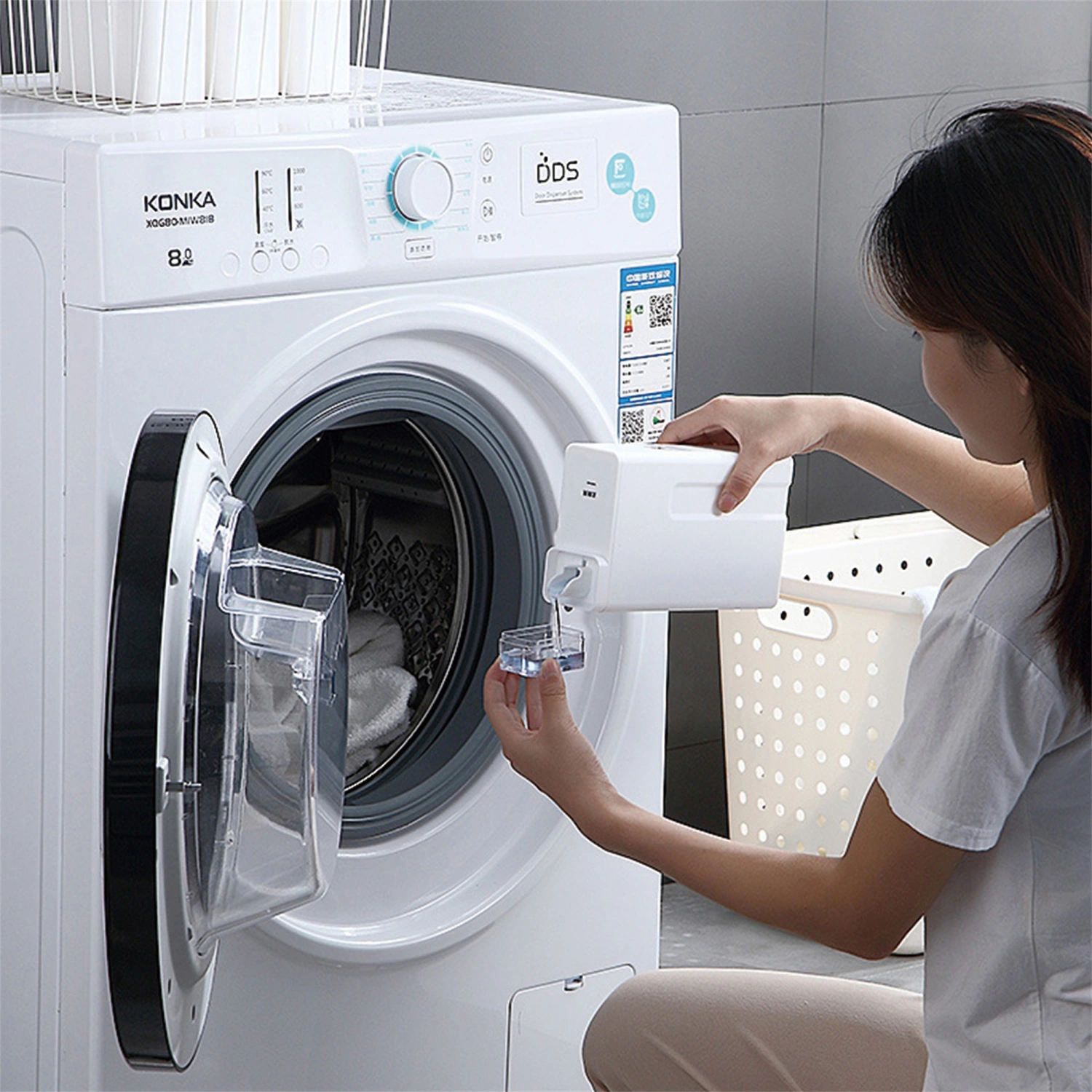 Laundry Detergent Dispenser, Multi-Purpose Clothes Softener Bottle