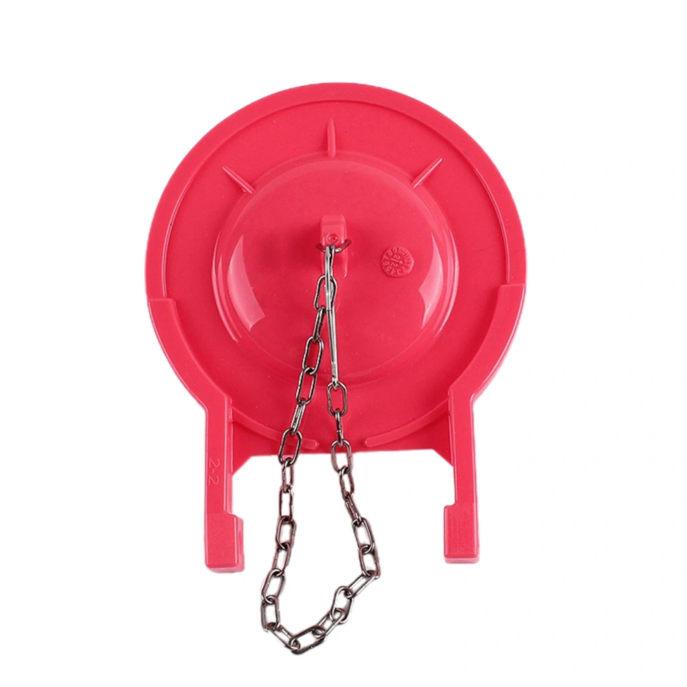 Red 3-inch Toilet Flapper with Chain, Universal Toilet Stopper Flapper