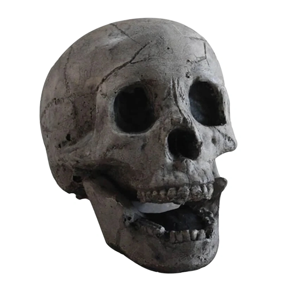 Halloween Ornament, Skull Shaped Figurine Sculpture Decorative Artware