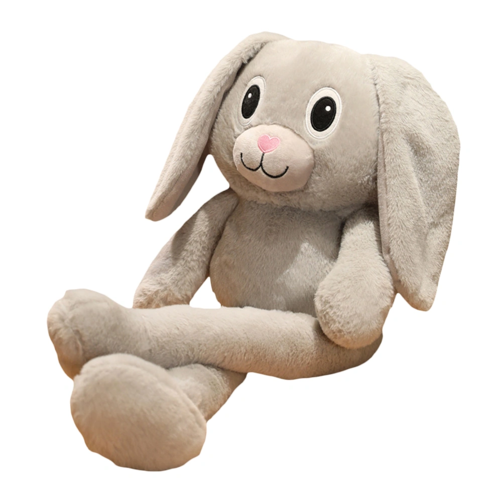 Plush Doll, Cute Stretchable Ear and Leg Rabbit Shape Plush Toy Gift