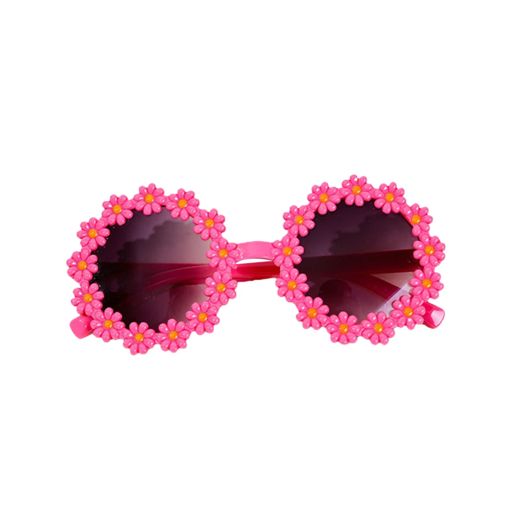 Child Girls Sunglasses, Sweet Flowers Summer Outdoor Travel Glasses