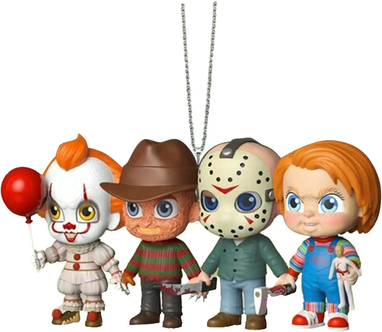 Car Hanging Ornament, Horror Movie Rear View Mirror Pendant Decoration