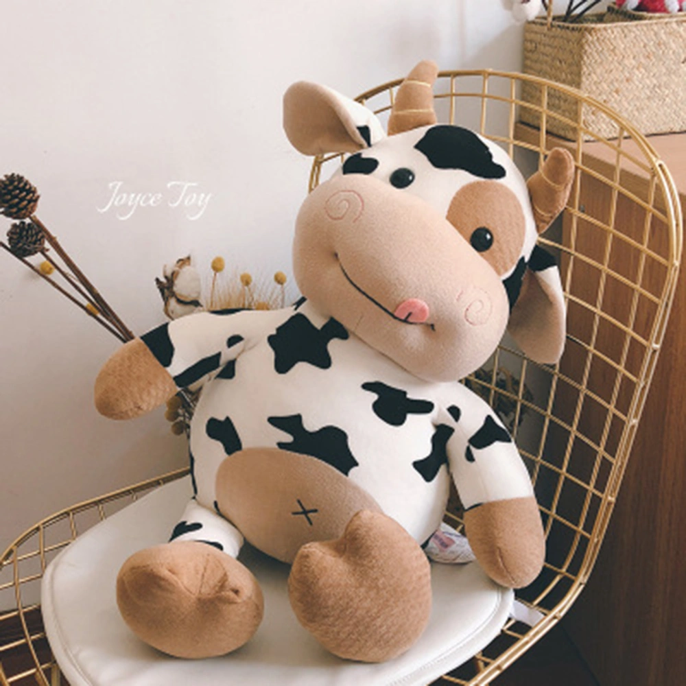 Cute Milk Cow Plush Toy Animal Stuffed Doll Festival Birthday Gift 