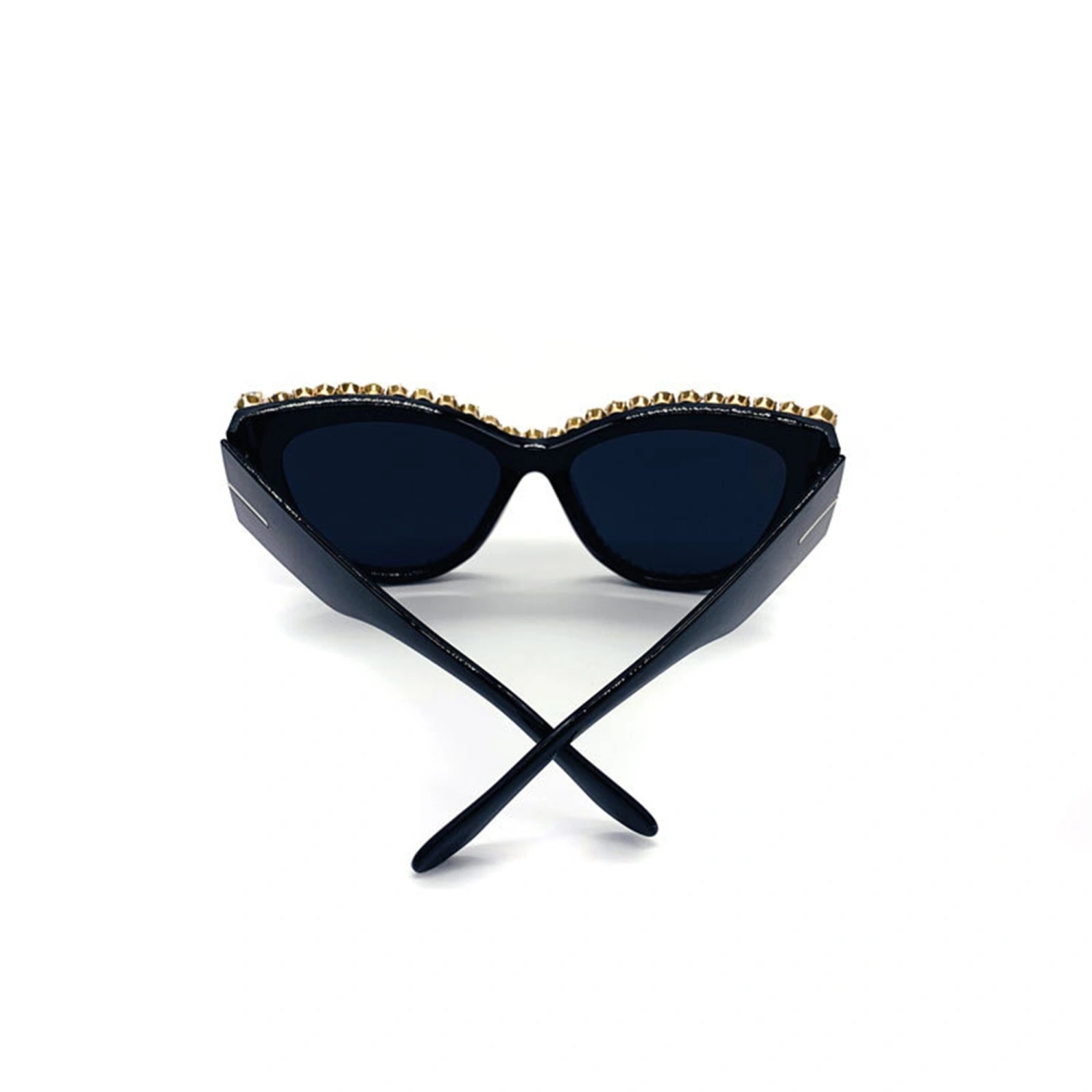 Women Rhinestone Sunglasses, UV Protection Retro Cat Eye Sunglasses