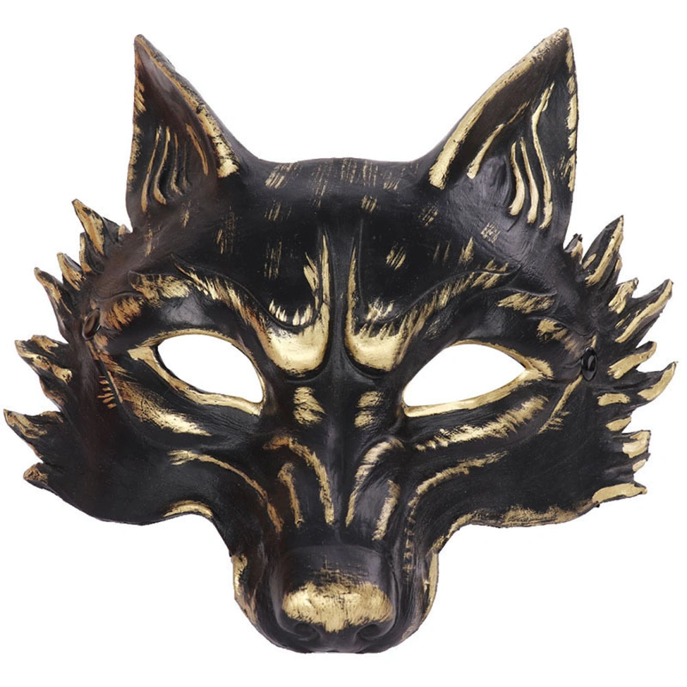 Halloween Party Facewear, Eyes Hollow-Out Long Nose 3D Wolf Facewear