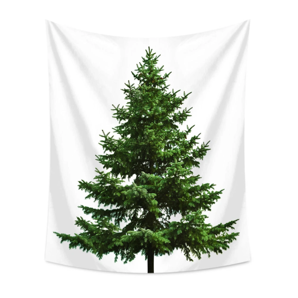 Rectangular Wall Tapestry, Christmas Tree Bedspread, Large Blanket